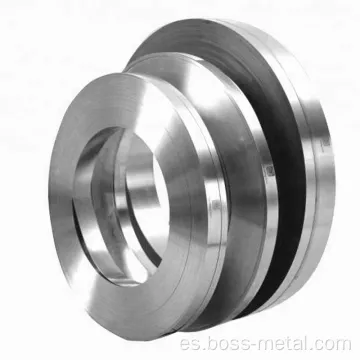 Tira de metal de bobina enrollada de titanio